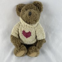 Boyds Bears Plush Hartley B. Mine in Sweater with Heart Valentines Love  - $5.86
