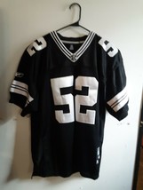 Green Bay Packers Clay Matthews Black Reebok Stitched Jersey Size 48 L-X... - $34.64