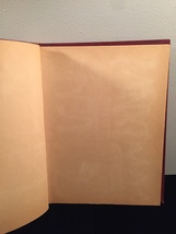 Vintage 50s rope bound scrapbook covers with some blank pages inside image 2