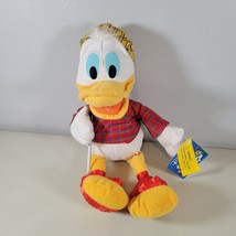 Disney Donald Duck Plush with Golf Club With Tags 14&quot; Tall - $14.73