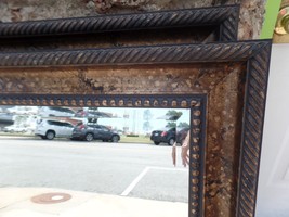 Style Craft #1460  Well Made Decorative Beveled Mirror W Hooks &amp; Wire To... - $123.75