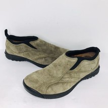 Johnston & Murphy Suede Slip On Deck Shoes Vibram Soles Mens Size 8.5 M 20-7242 - $39.55