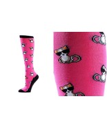 Cool Cats Women&#39;s Premium Knee Socks Yo Sox Pink Fits Size 6 to 10 Cotto... - $9.90