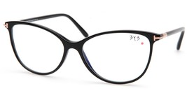 NEW TOM FORD TF5616-B 001 Black Eyeglasses Frame 54-14-140mm B42mm Italy - $171.49