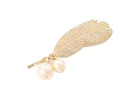 Set of 3 Beautiful Wing Shape with Beads Decoration Retro Style Hair Pins