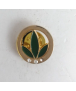 Herbalife Jeweled Gold Tone Lapel Hat Pin - $8.25