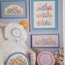 Meadow Flowers Counted Cross Stitch Pattern Leaflet Book 141 1988 Dimens... - $13.86