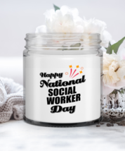 Funny Social Worker Candle - Happy National Day - 9 oz Candle Gifts For  - $19.95