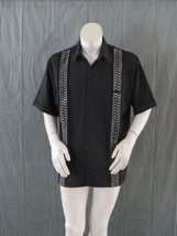 Vintage Men&#39;s Cigar Lounge Shirt - Made in Mexico - Hand Stitched - $65.00