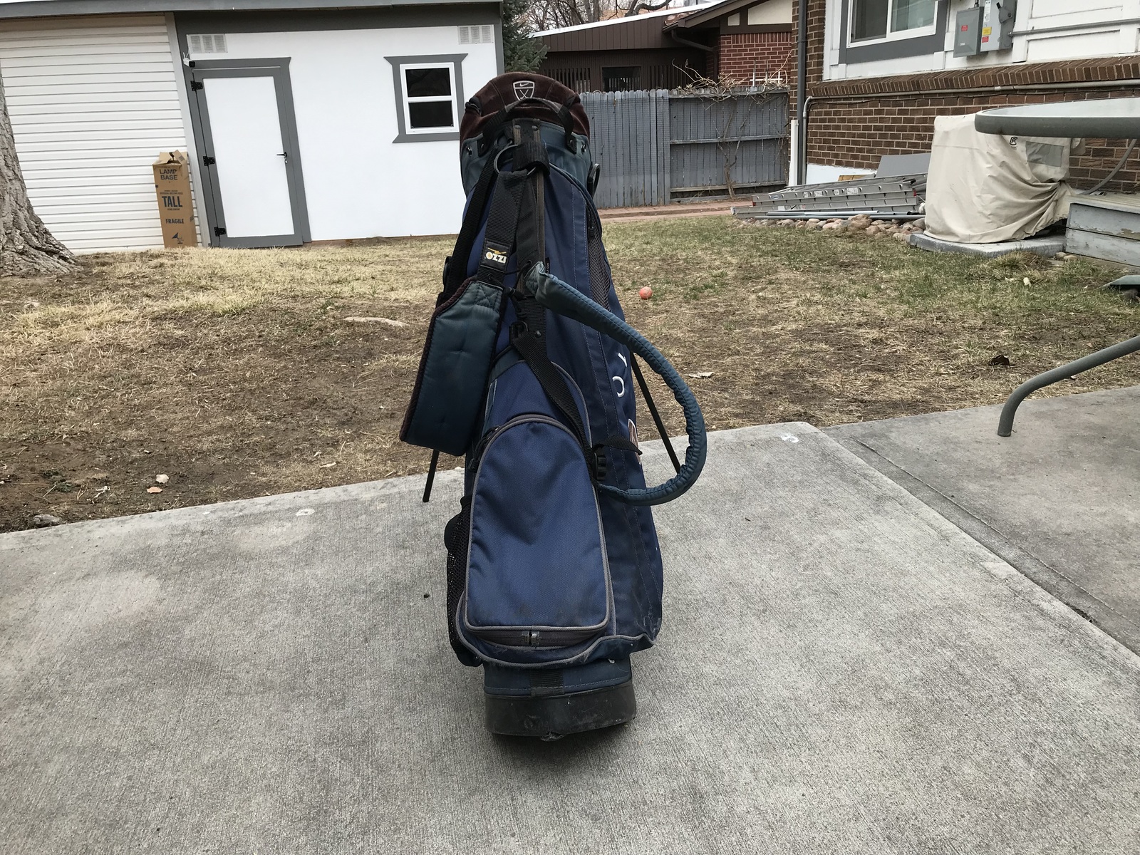 Nike IZZO Golf Straps & Stand 4 divider Golf Bag 37H Golf Club Bags