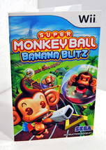 Instruction Manual Booklet Only Monkey Ball Banana Blitz SEGA Wii 2006 No Game - $7.50