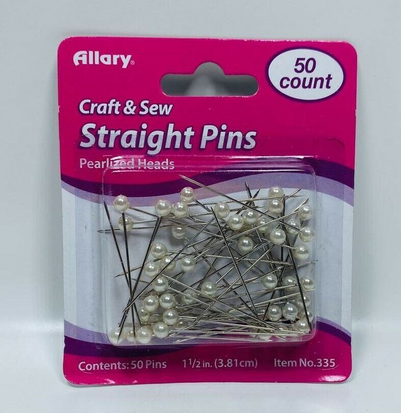Allary Straight Pins 75/Pkg Size 17