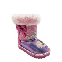 Toddler Girls Disney Princess Cold Weather Boots Size 7 8 9 11 or 12 Tiana Ariel - $23.99