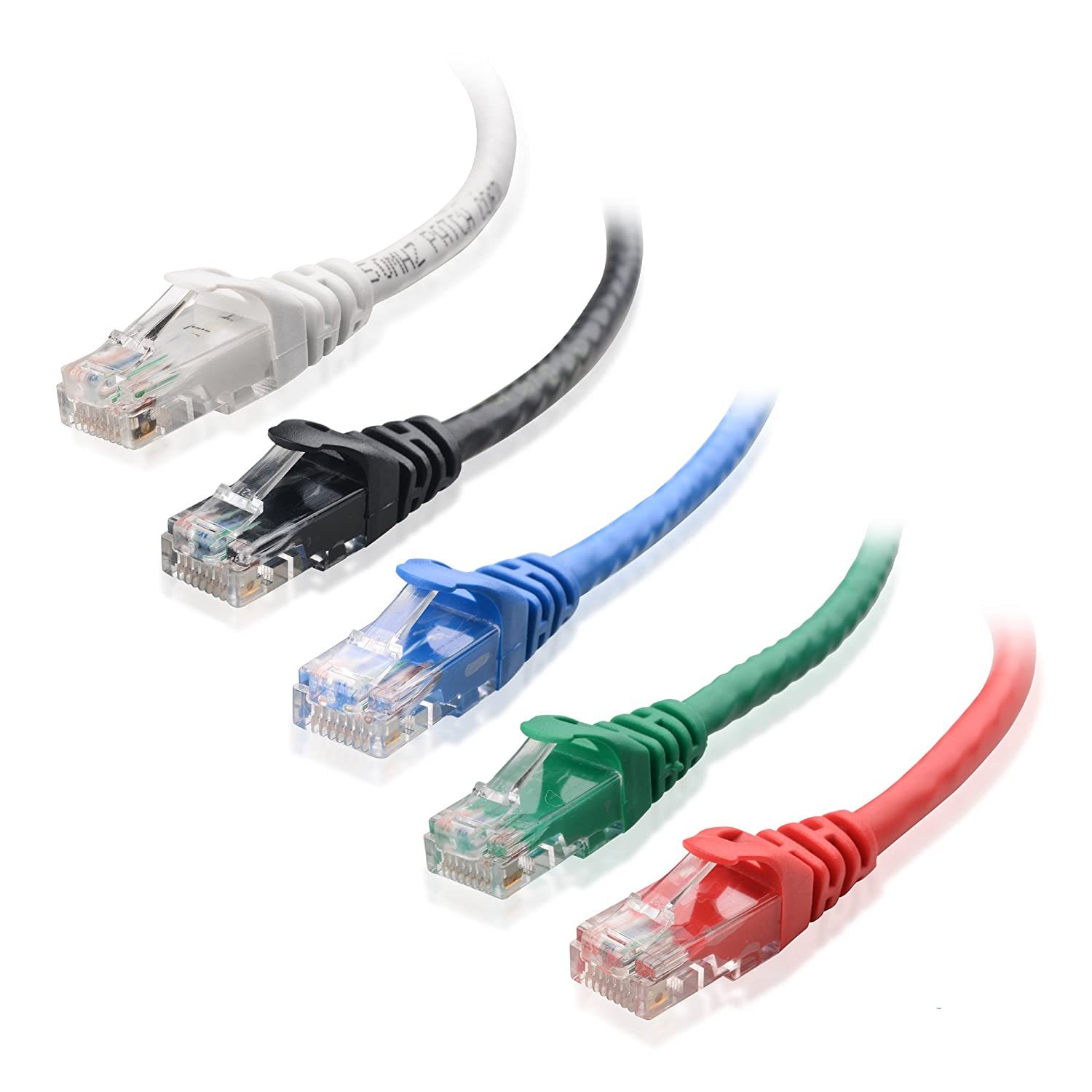  Cat 6 Ethernet Cable 3ft 6Pack, Outdoor&Indoor, 10Gbps