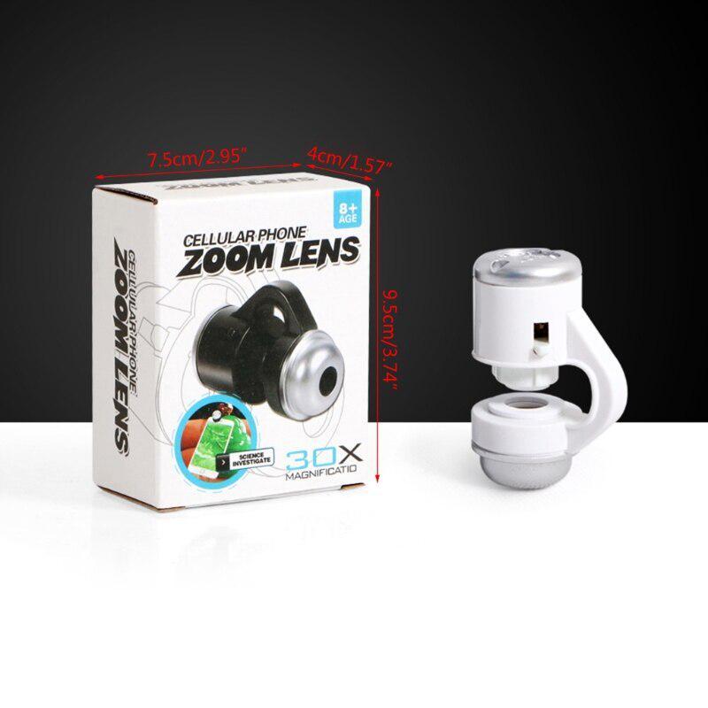 Phone Microscope Magnifier Macro LensZoom with MicroCamera Lenses
