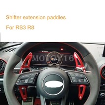 Aluminiu Driving wheel Shifter Shifting Paddles for Audi New 8V RS3 R8 2017 2018 - $47.41