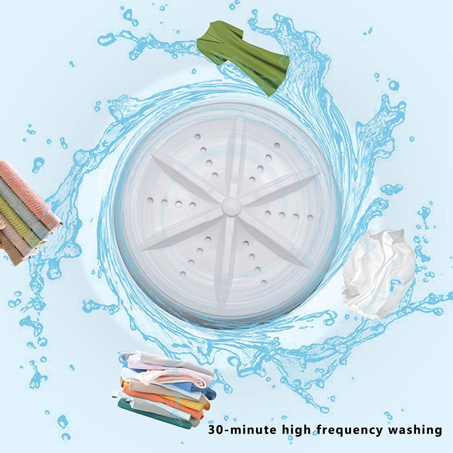 Portable Washing Machine, 3L Mini Washer for Underwear, Proof