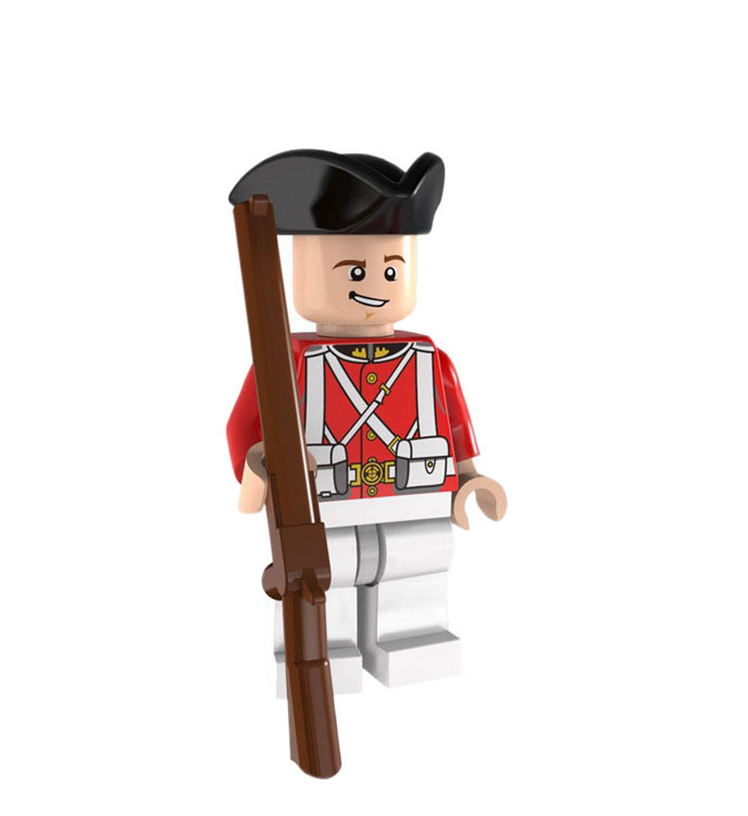 21pcs American Revolutionary War British Redcoat Infantry Army Set B 