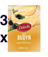 DELECTA Budyn Family Size Pudding CREAM flavor 3pc- FREE SHIPPING - $8.90