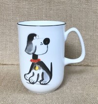Rose Of England Fine Bone Chine Cartoonish Beagle Dog Coffee Mug Cup - $17.82