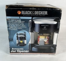 BRAND Black & Decker Electric Jar Lid Opener White JW200 for sale online