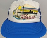 Vintage Toronto Canada Skyline Tourism Sailboat Trucker Snap Back Mesh H... - $12.12