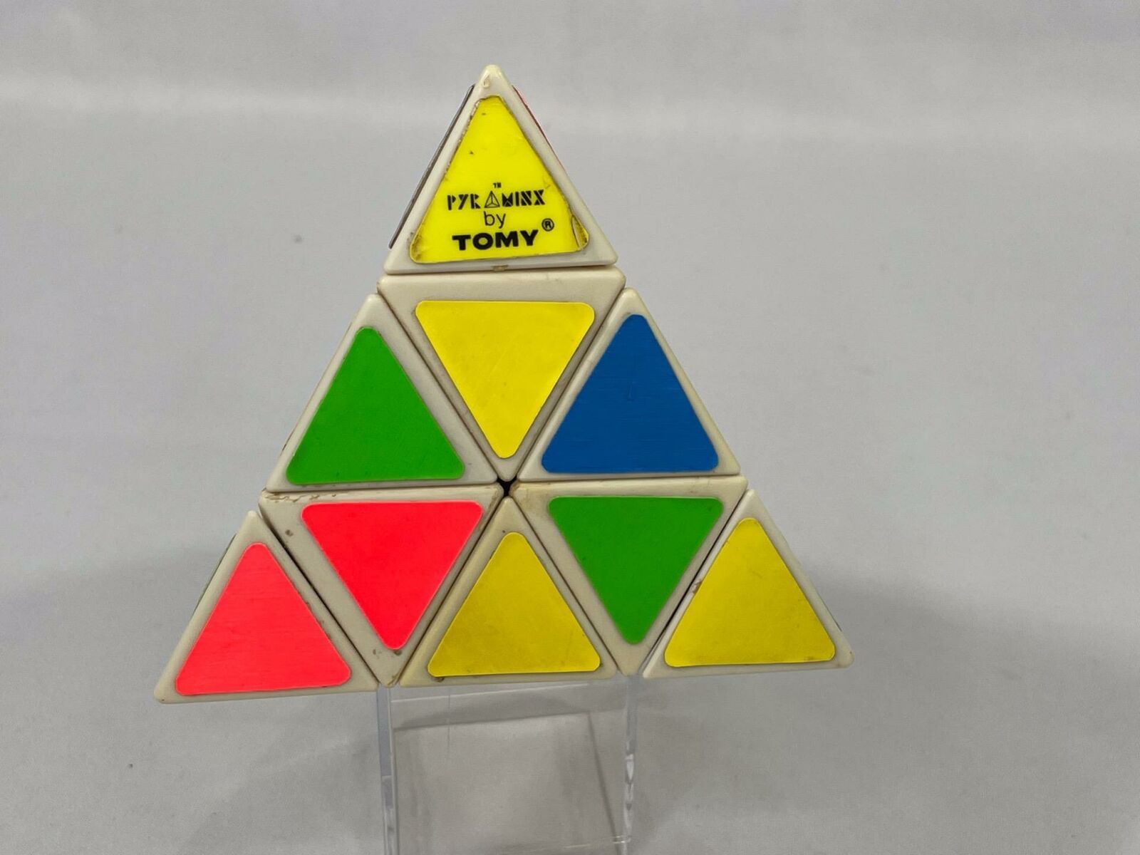 Vintage Tomy Pyraminx Rubik's Cube Toy Complete Works Brain Teasers