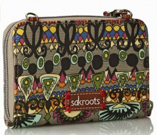 Sakroots Foldover One World Sienna Crossbody Bag