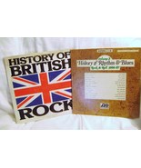 History of Rhythm &amp; Blues and History Of British Rock LP Lot - $25.00