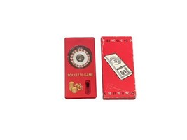 Vintage H&L Enterprises Red Pocket Handheld Mini Roulette Game Box Hong Kong image 2