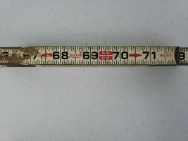 Vintage Small Roe Measuring Tapeold. Carpenter. Ruler. Inches