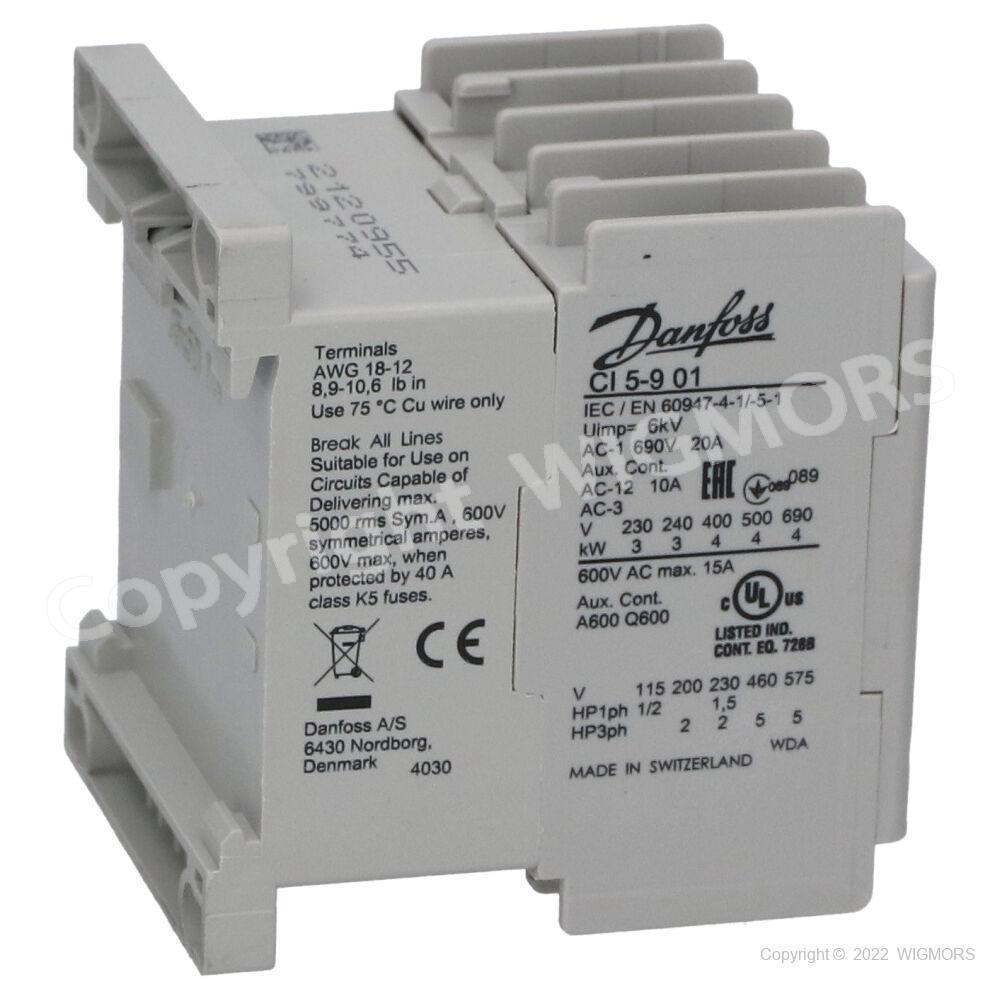 Stycznik Danfoss Ci 5-9 4,0kw 240v 50 60hz 037h3505.33 - Electrical 