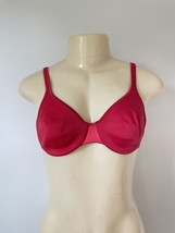 38B Vintage Victoria's Secret Very Sexy Red Lined Nylon Demi Bra