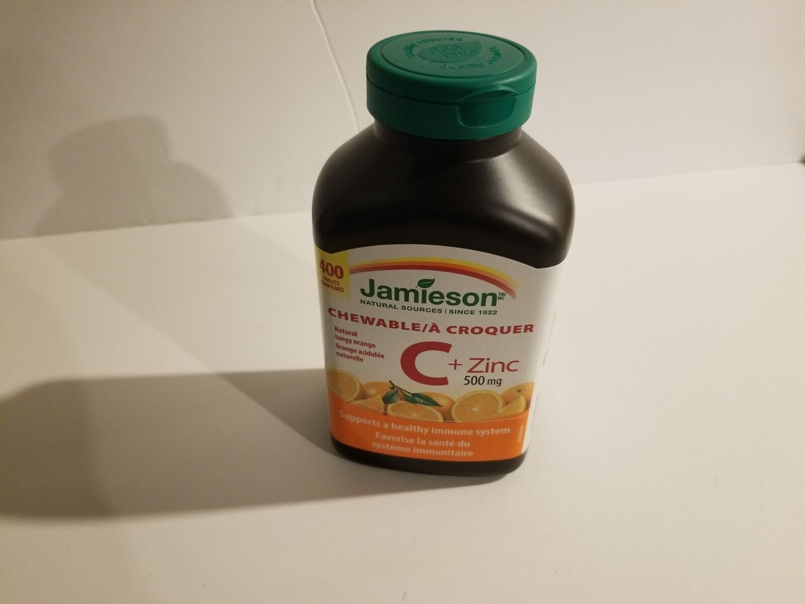 Jamieson Chewable Vitamin C with Zinc 500mg (400 Tablets) Vitamins