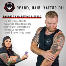 GIBS Grooming Alpha Male Beard, Hair & Tattoo Oil, 1 fl oz image 6