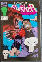 Marvel Comics The Punisher 77 Survival Part 1 April 93 Roger Salick Val ... - $12.95