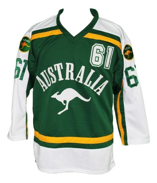 Australia retro hockey jersey green   1