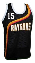 Vince Carter #15 Roswell Rayguns Basketball Jersey Sewn Black Any Size image 1