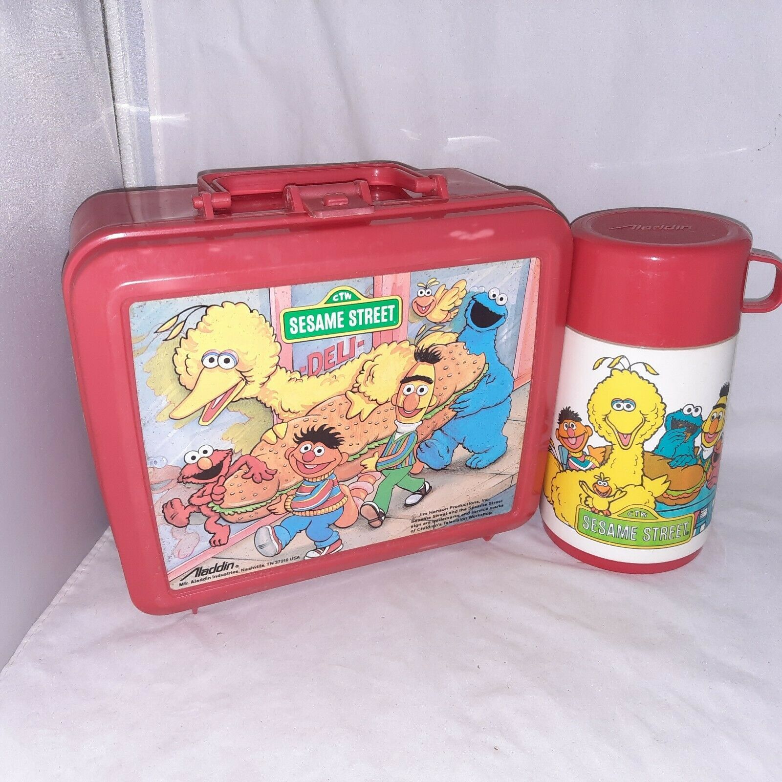 Vintage BARBIE Lunchbox & Thermos, 1988 - collectibles - by owner