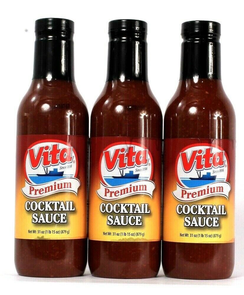 3 Bottles Vita 31 Oz Premium Cocktail Sauce and 10 similar items