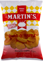 Martin&#39;s Bar-B-Q Waffle Potato Chips 8.5 Ounces (3 Bags) - $27.67