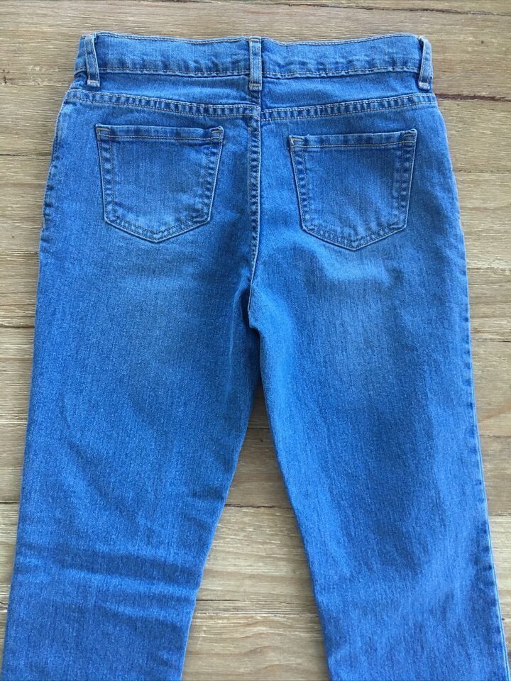 NWT Girls 10 (Reg) JUSTICE “HIGH RISE JEGGINGS” Jeans Snap front