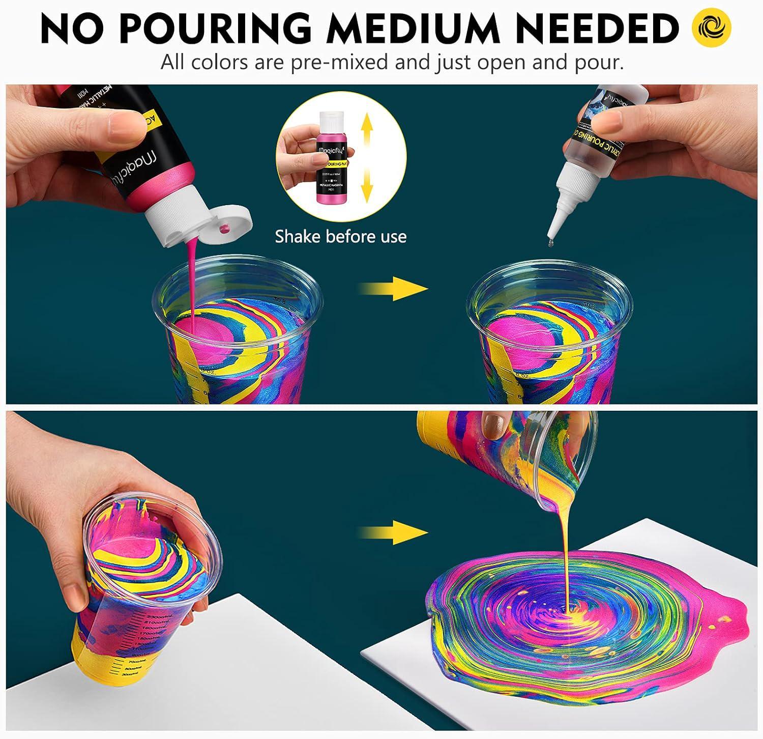 Airbrush Paint Colors Set (30 Ml/3 oz) - MEEDEN Art 24 Color