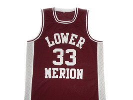 Kobe Bryant Custom Lower Merion High School Basketball Jersey Maroon Any Size image 4