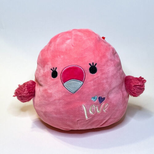 New SQUISHMALLOW 2019 Flamingo COOKIE 3.5 Clip Mini Plush RARE