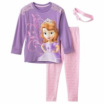 Disney Sofia The First Tunic Top Shirt &amp; Leggings Set Girls size 6 NWT - $17.49