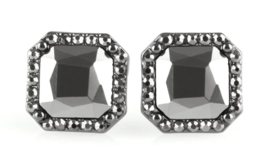 Paparazzi Act Your Ageless Black Post Earrings - New - $4.50