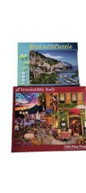 Jigsaw Puzzle Bundle  2 Pack 2000 Pieces Irresistible Italy / Amalfi Coast - $24.15