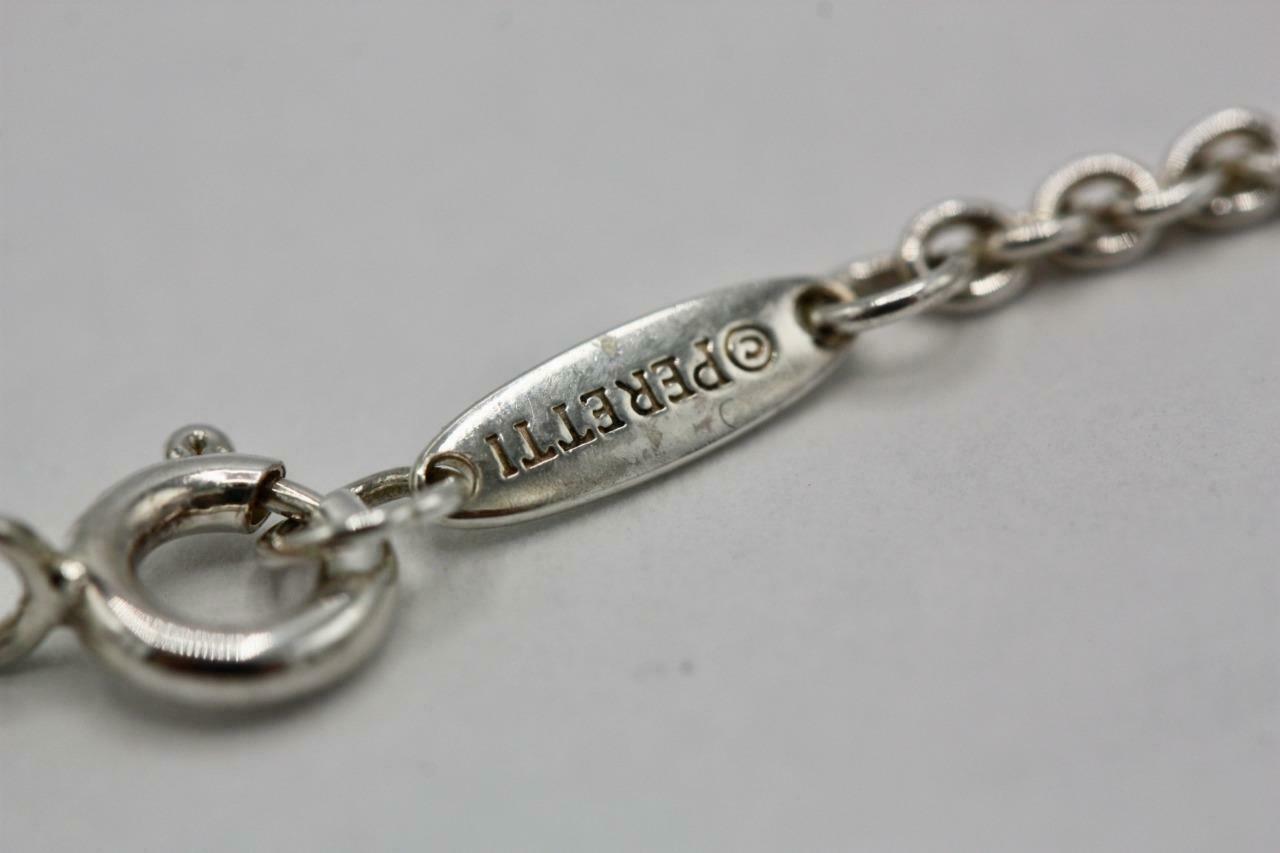 Tiffany & Co Silver Peretti Open Heart Mesh Bracelet Bangle Gift