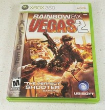 Tom Clancy&#39;s Rainbow Six: Vegas 2 (Microsoft Xbox 360, 2008) Complete Te... - $10.32